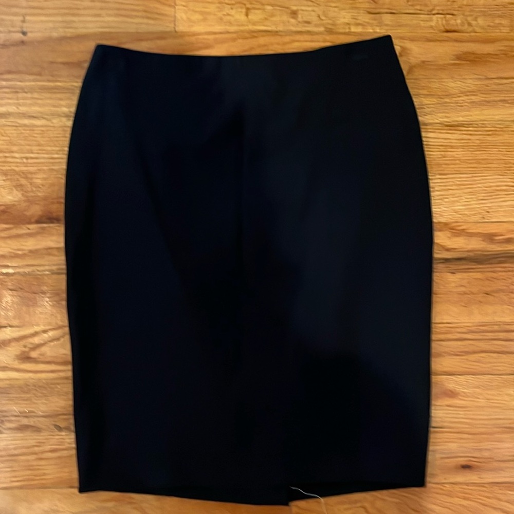 NWT Ann Taylor suit pencil skirt 0P - navy blue